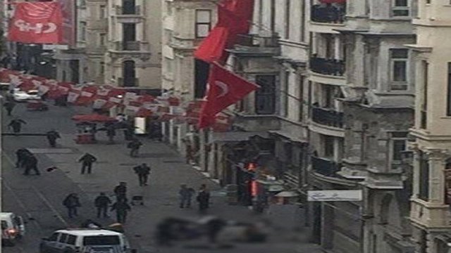 ۲ کشته و ۷ زخمی در انفجار انتحاری تروریستی در استانبول