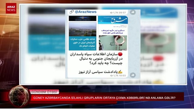 گونئی آزربایجان‌دا سلاحلی قروپلارین اورتایا چیخما خبرلری نه آنلاما گلیر؟