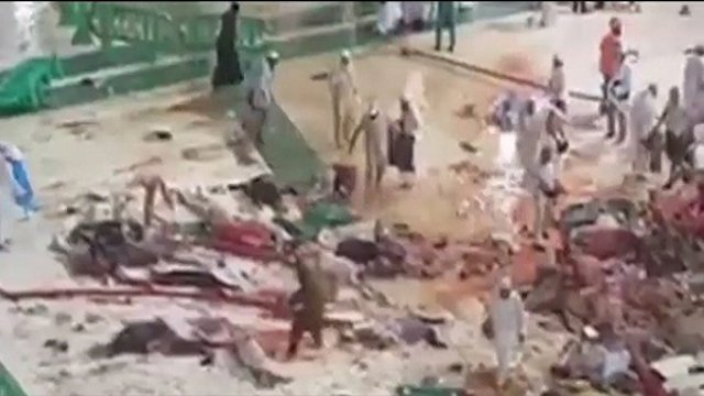 ده‌ها کشته بر اثر حادثه سقوط جرثقیل در مسجد الحرام مکه