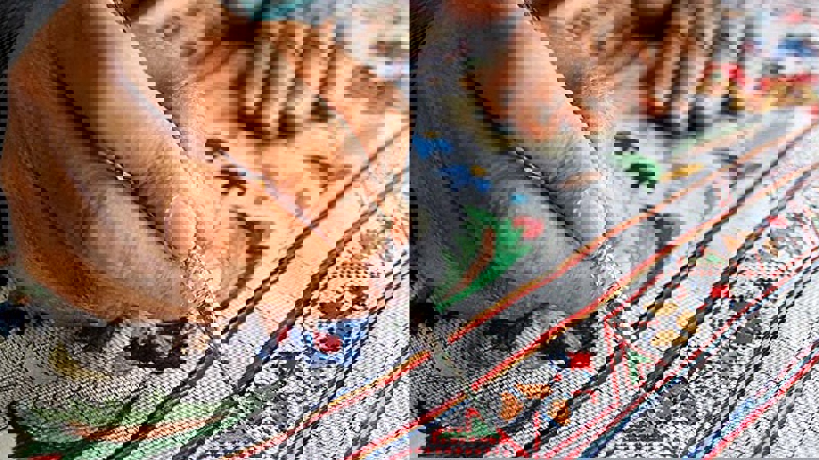 طراحی مجموعه قالی با عنوان ''صلح جهانی'' در تبریز