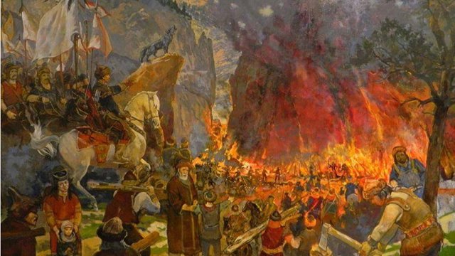 تورک‌لرین اَرگنه‌قوْن'دان چیْخیشی، نوْوروز