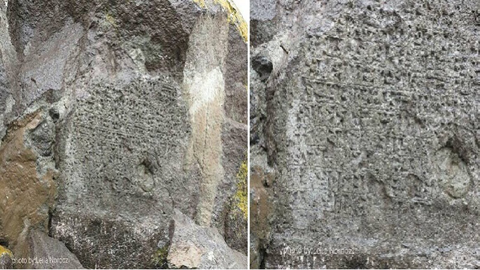 کتیبه میخی روستای قیرخ قیزلار شهرستان سراب در معرض نابودی و تخریب قرار دارد