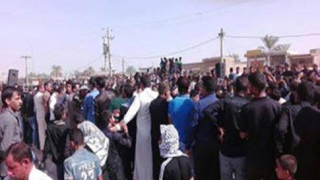 تظاهرات شهروندان عرب در اعتراض به اعدام تبعیض‌آمیز دو جوان اهوازی