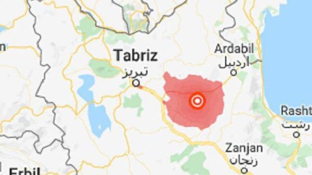 زلزله‌ای به بزرگی ۵.۹ ریشتر آزربایجان جنوبی را لرزاند