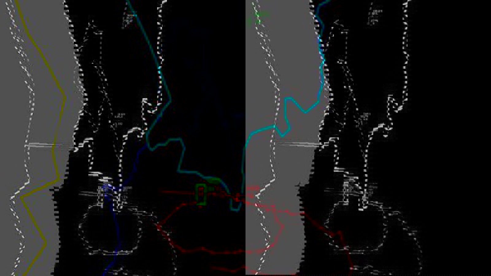 نقشه خط پرواز جنگنده روس قبل از سرنگونی توسط ترکیه