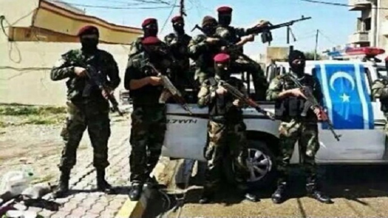 حضور صدها نیروی تورکمانی جهت آزادسازی موصل