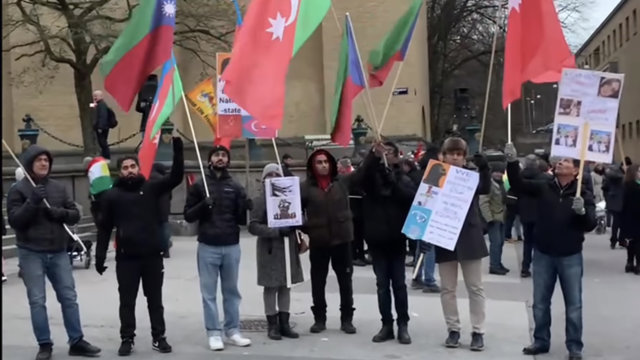 تجمع شهروندان ملل تحت ستم در گوتنبرگ سوئد علیه نژادپرستی و جنایات رژیم جمهوری اسلامی