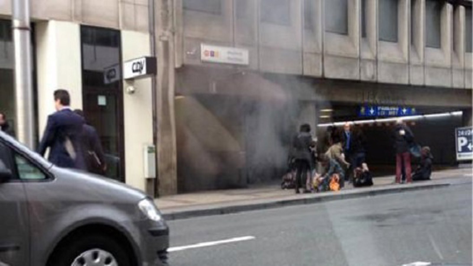 وقوع چند انفجار تروریستی در فرودگاه و مترو ''بروکسل''