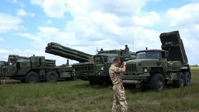 مانور نیروهای نظامی روسیه در ارمنستان