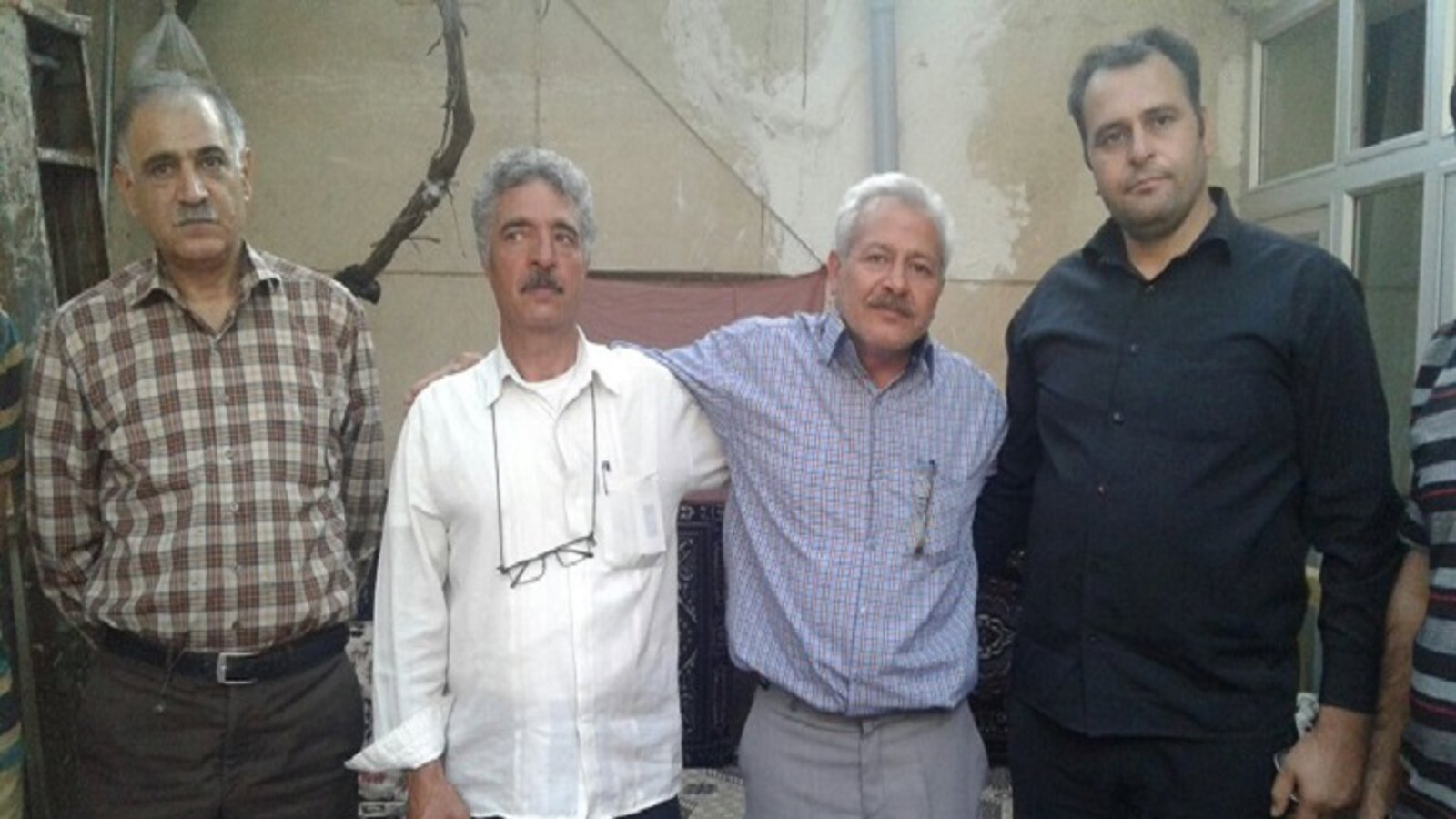 دیدار عزیز پورولی از ریش سفیدان حرکت ملی با فعال جنبش کارگری