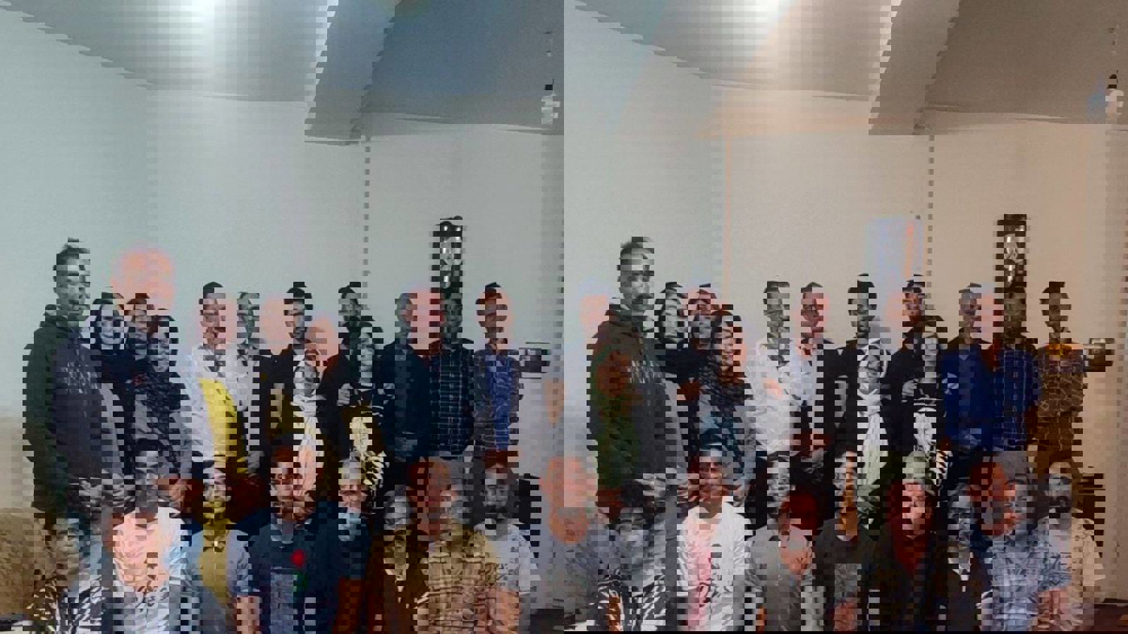 دیدار فعالین حرکت ملی آزربایجان با خانواده عبدالعزیز عظیمی قدیم