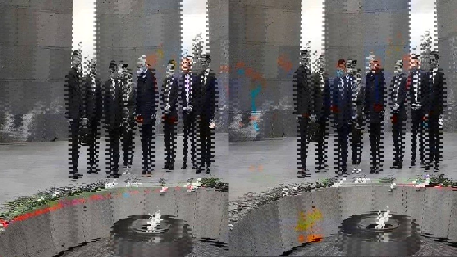 دیدار وزیر دفاع عراق از بنای یادبود به اصطلاح «نسل کشی ارامنه»!