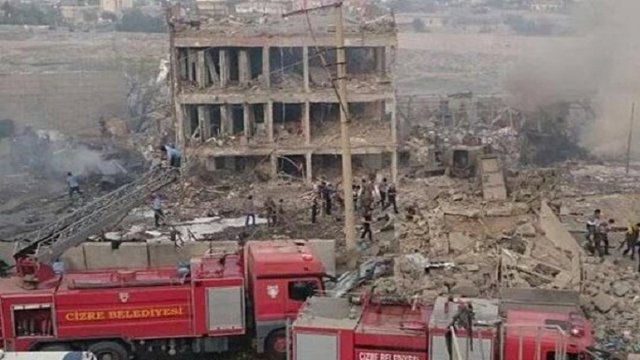 حمله تروریستی به قرارگاه پلیس در جیزره تورکیه