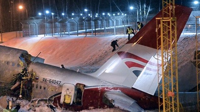 کشته شدن ۶۲ نفر در سقوط هواپیمایی در روسیه