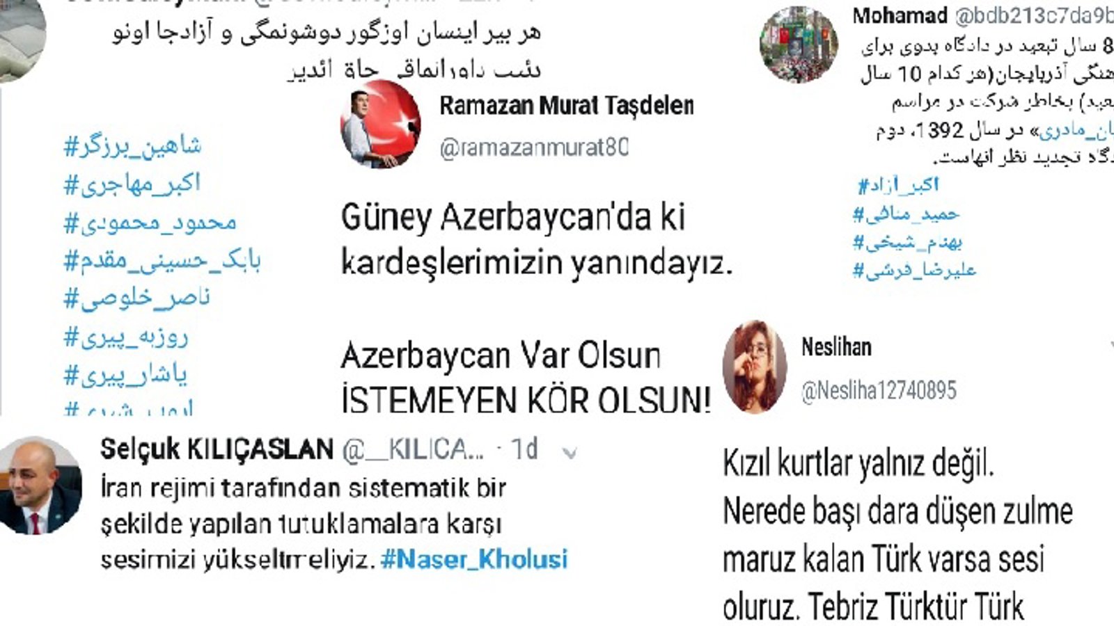 کاربران تورک در فضای مجازی به حمایت از زندانیان آزربایجانی پرداختند