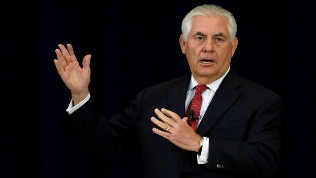 تیلرسون :ترامپ برای اتحاد علیه ایران به خاورمیانه می آید