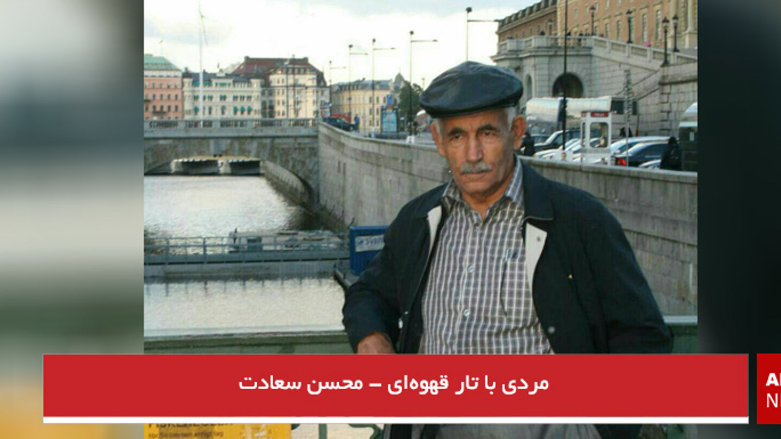 مردی با تار قهوه‌ای - محسن سعادت