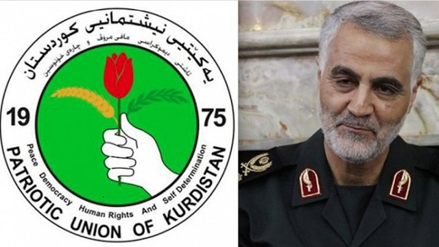 دیدار فرمانده سپاه قدس با سران اتحادیه مهینی کردستان در عراق