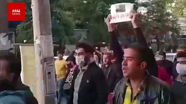 تجمع مسالمت آمیز مردم آزربایجان جنوبی در حمایت از آزادسازی قاراباغ / استفاده ماموران از گلوله ساچمه ای و گاز اشک آور