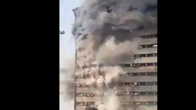احتمال فروریختن ساختمان پلاسکو در اثر تعبیه و انفجار مواد منفجره + فیلم