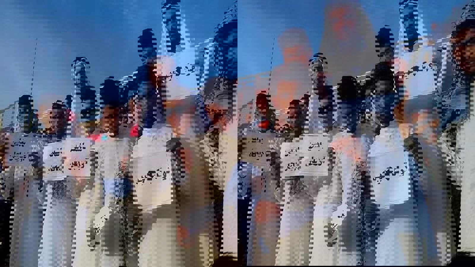 پیام دوستی برادران عرب الاحواز با آزربایجان