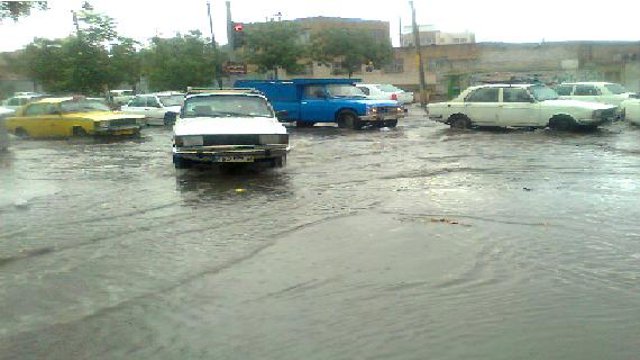 بارش شدید باران در تبریز و سایر شهرهای آزربایجان