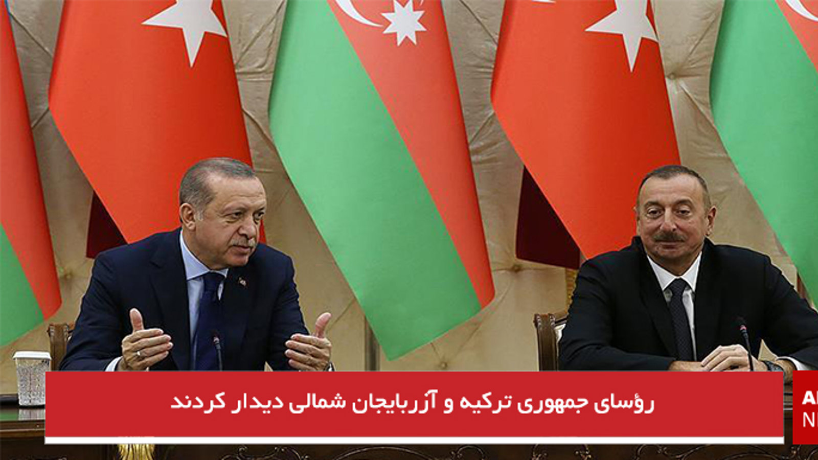 رؤسای جمهوری تورکیه و آزربایجان شمالی دیدار کردند