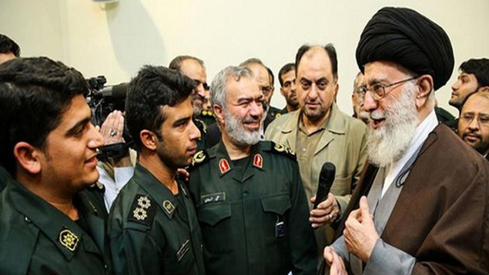 دیدار خامنه‌ای با بازداشت‌کنندگان ملوانان آمریکایی