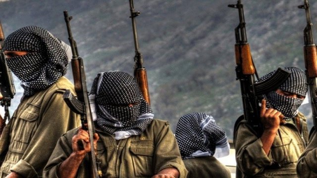 ایست بازرسی گروه تروریستی پ ک ک در سلیمانیه