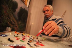 عشق به سرزمین مادری انگیزه بازگشت استاد فاتحی به اردبیل (تصاویر آثار)
