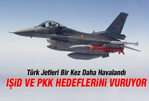 بمباران مواضع تروریستهای پ.ک.ک و داعش توسط جنگنده های ارتش ترکیه