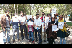 تظاهرات جمعی از جوانان تبریز به عدم تدریس زبان ترکی در مدارس – ویدئو- تصاویر