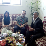 دیدار عزیز پورولی از فعالین سرشناس حرکت ملی آزربایجان با سعید متین پور