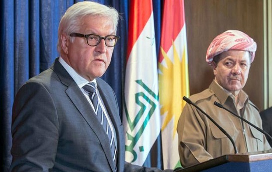 وعده پول و سلاح وزیر خارجه آلمان به اقلیم کردستان عراق در سفر به اربیل عراق وعده پول و سلاح وزیر خارجه آلمان به اقلیم کردستان عراق در سفر به اربیل عراق