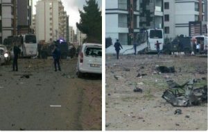 انفجار تروریستی در دیاربکر ترکیه