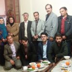 حضور جمعی از فعالین حرکت ملی در منزل زندانی سیاسی آزربایجان یوروش مهرعلی بیگلو