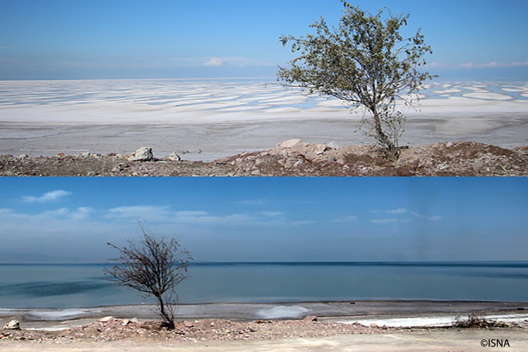 حال دریاچه اورمیه بهتر شده است