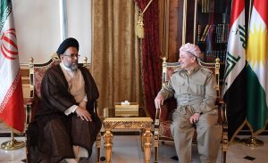 وزیر اطلاعات ایران با مسعود بارزانی دیدار کرد