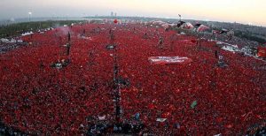 اجتماع میلیونی مردم تورکیه در حمایت از دموکراسی