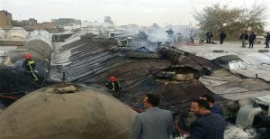 فوری: آتش سوزی در بازار تاریخی اورمیه + تصاویر