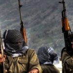 ایست بازرسی گروه تروریستی پ ک ک در سلیمانیه
