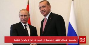 نشست روسای جمهوری ترکیه و روسیه در مورد بحران منطقه