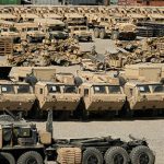 انتقال عظیم نیروی نظامی به یک پایگاه نظامی در عراق توسط آمریکا!