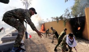 نیروهای وابسته به رژیم ایران به سفارت آمریکا در عراق حمله کردند