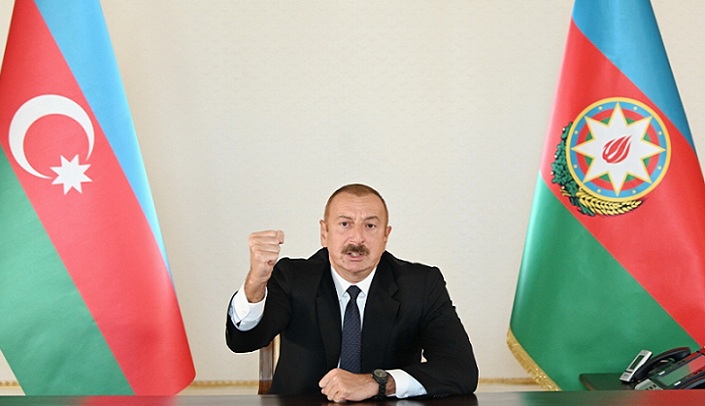 رئیسجمهور آزربایجان: اجازه پایمال شدن خون شهدایمان را نخواهیم داد رئیسجمهور آزربایجان: اجازه پایمال شدن خون شهدایمان را نخواهیم داد