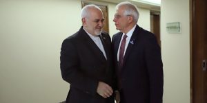 گفتگوی ظریف با نماینده اتحادیه اروپا در رابطه با ترور فخری زاده