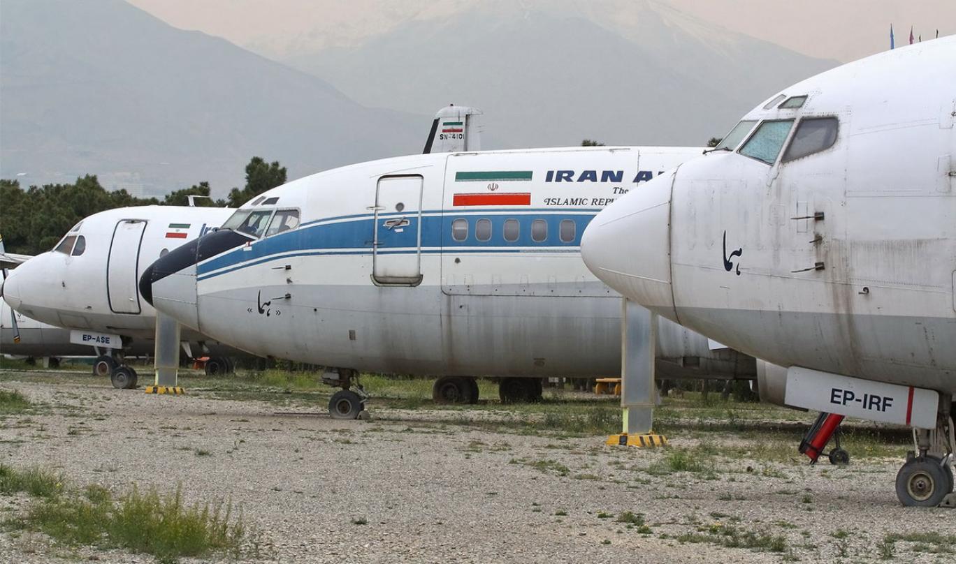 ۷۰ درصد هواپیماهای مسافربری ایران زمین گیر شده‌اند